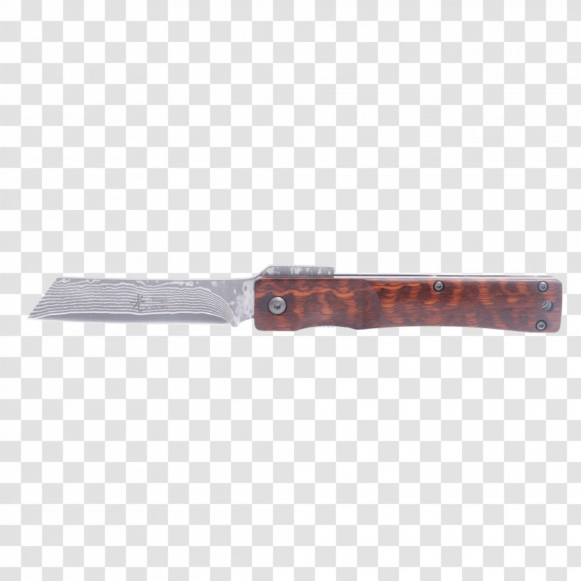 Knife Melee Weapon Hunting & Survival Knives Blade - Utility - Wooden Chopsticks Transparent PNG