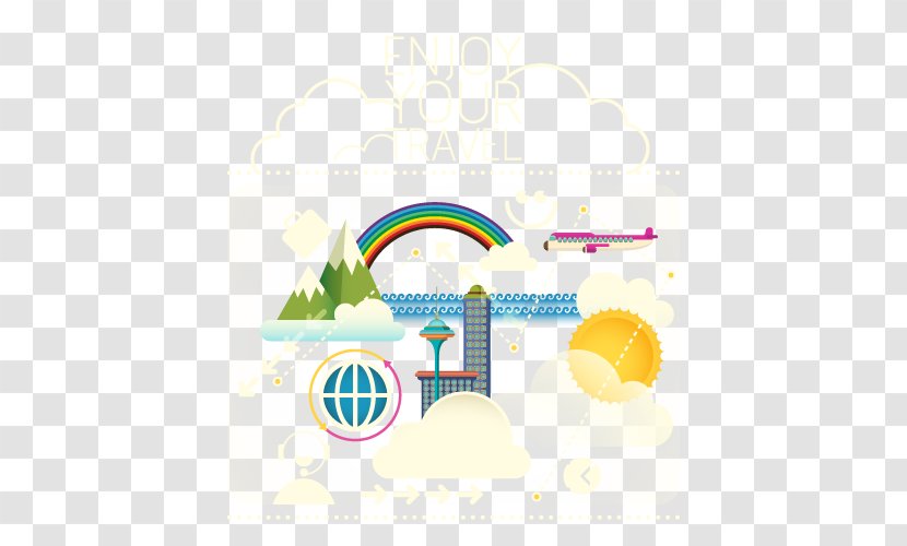 Building Graphic Design - Rainbow - Vector Travel Transparent PNG