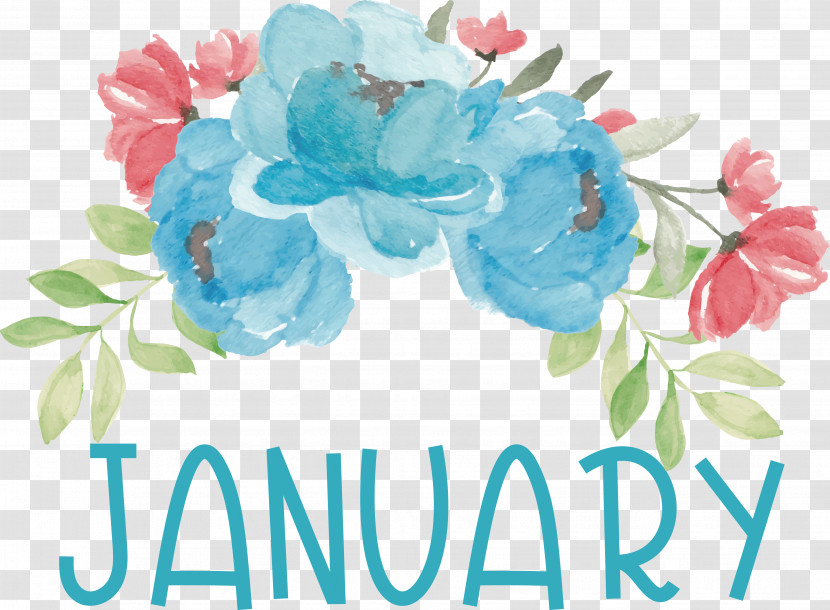 Calendar Flower Month Plant Watercolor Painting Transparent PNG