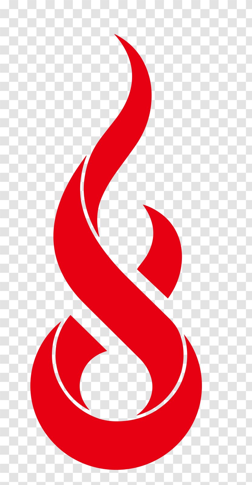 Flame Red Fire - Symbol - Flowing Flames Transparent PNG