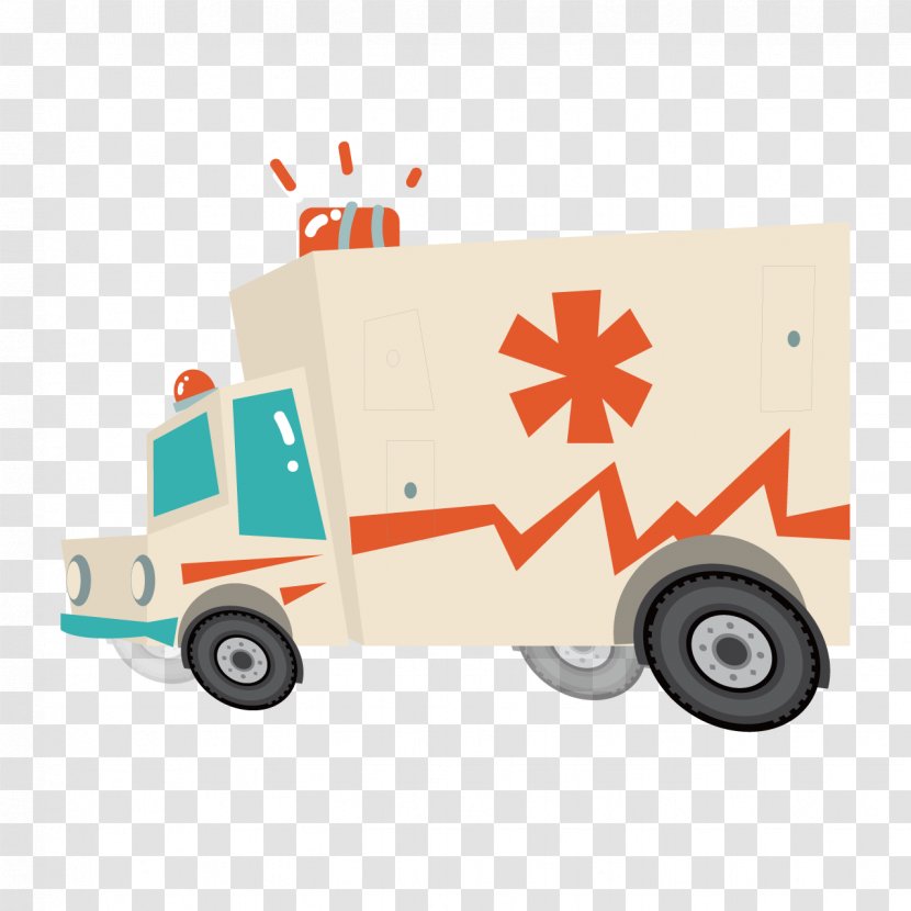 Ambulance Cartoon - Emergency Vehicle Transparent PNG