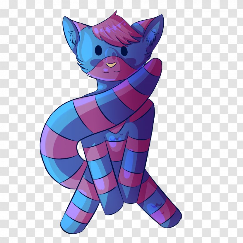 Cat Purple Cobalt Blue Horse Violet - Toy - Chameleon Transparent PNG