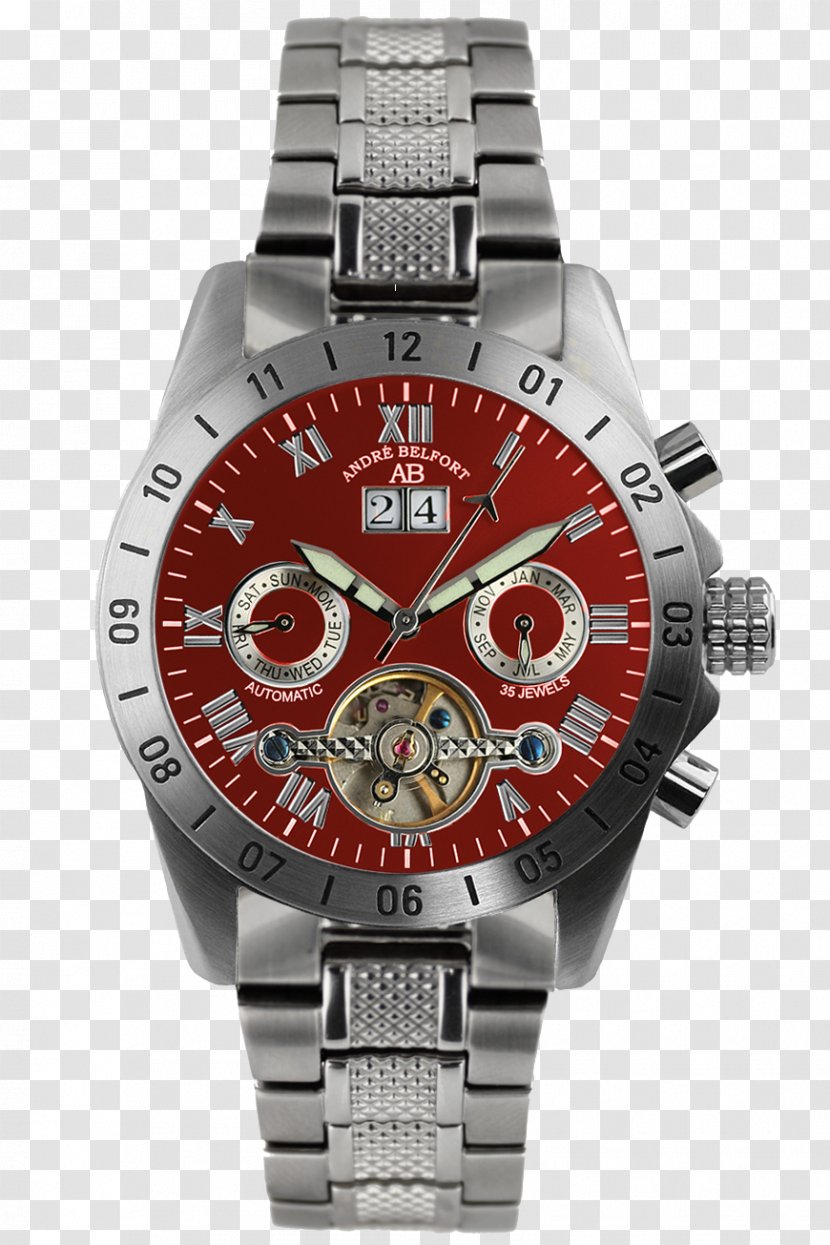 Automatic Watch Belfort Clock Analog - Movement Transparent PNG