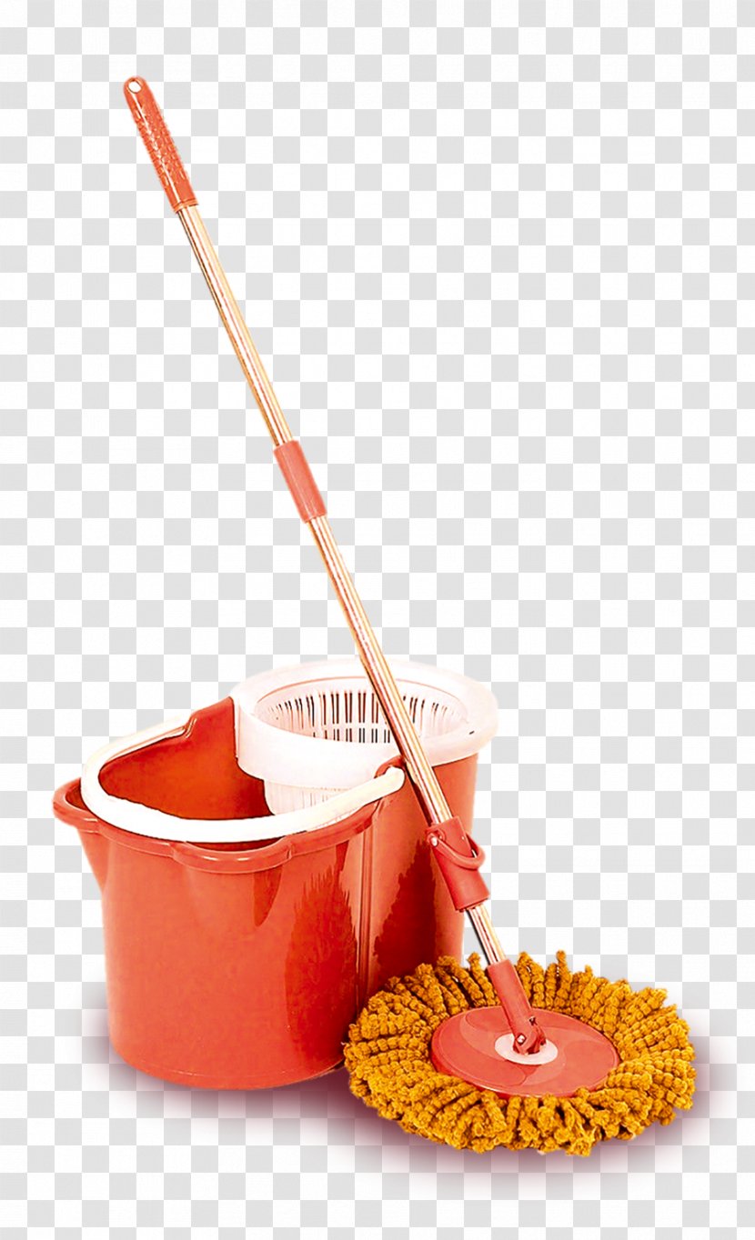 Window Mop Cleanliness Cleaning - Household Bucket Transparent PNG