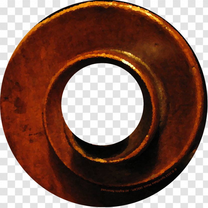 Copper Circle Transparent PNG