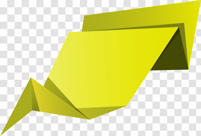 Origami Paper Clip Art - Plane - Banner Vector Transparent PNG
