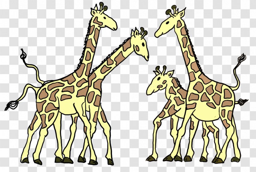 Giraffe Horse Wildlife Fauna Clip Art - Organism Transparent PNG