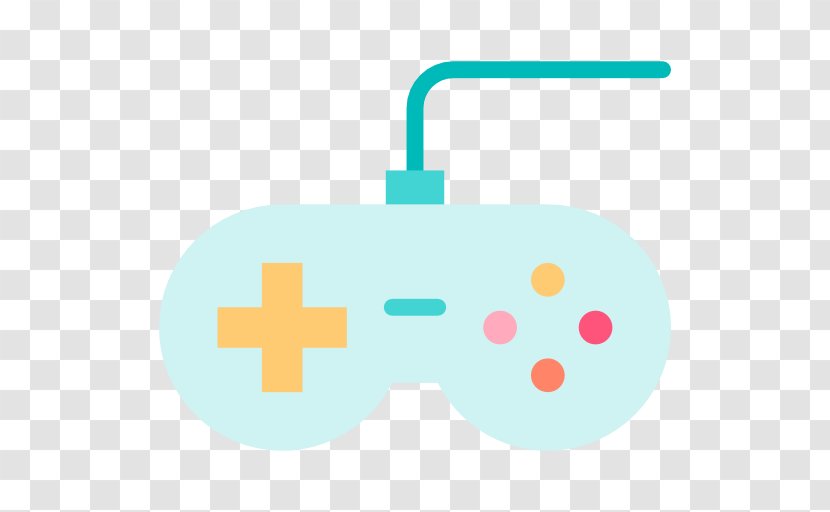 Gamepad Clip Art - Blue - A Transparent PNG