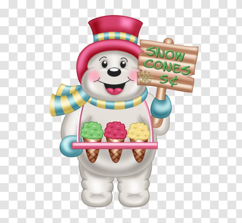 Ice Cream Snowman Christmas - Baby Toys - Vendors Transparent PNG