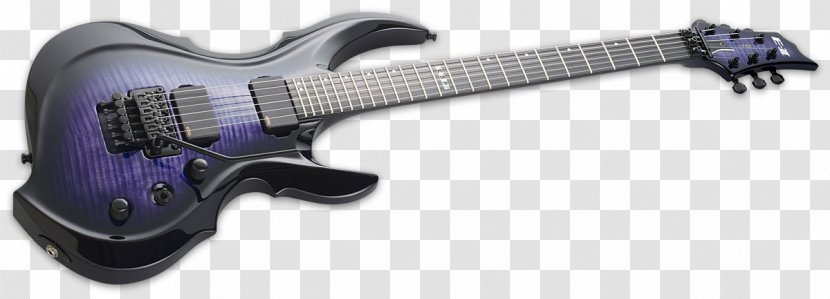 Seven-string Guitar ESP Guitars E-II Eclipse Electric - Acoustic Transparent PNG