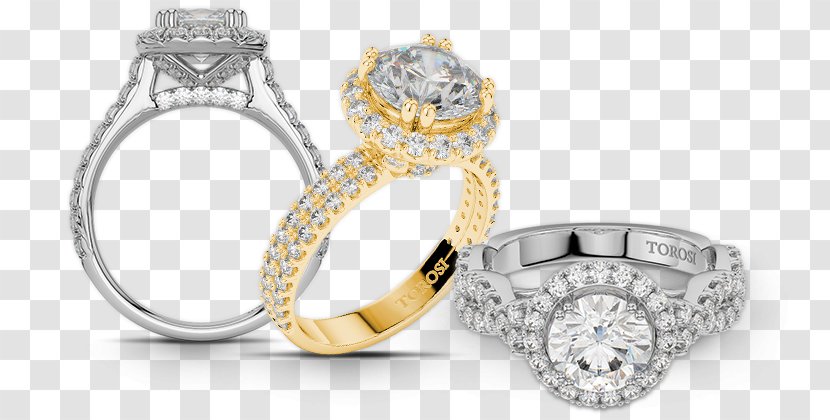 Engagement Ring Diamond Jewellery Platinum - Rings - Most Unique Transparent PNG