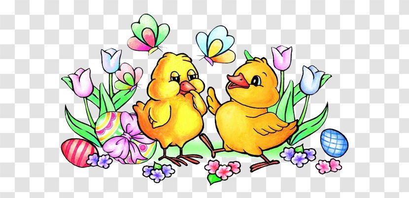Easter Bunny Chicken Egg - Ducks Geese And Swans - Cute Chick Transparent PNG