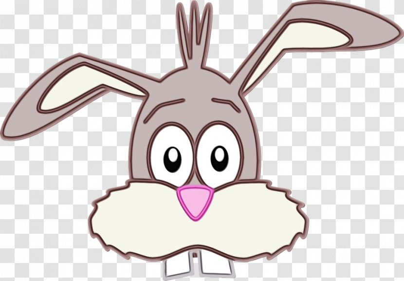 Easter Bunny Background - Domestic Rabbit - Animal Figure Line Art Transparent PNG