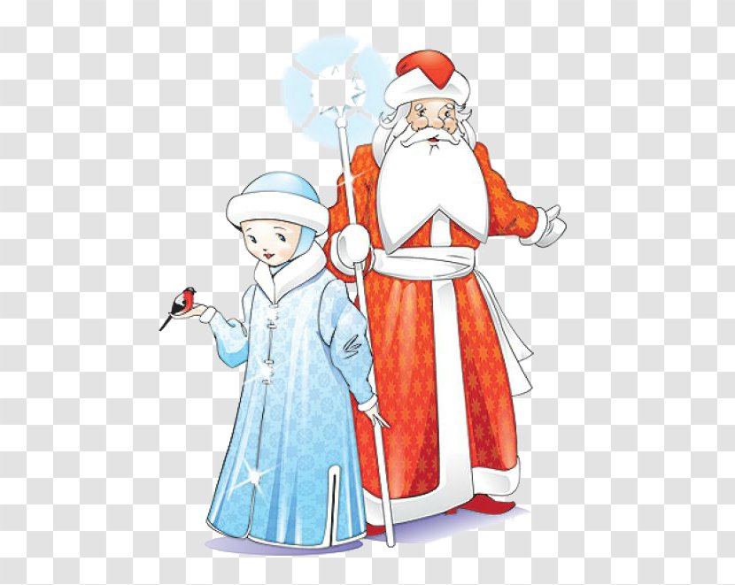 Santa Claus Snegurochka Ded Moroz Grandfather New Year - Animation Transparent PNG