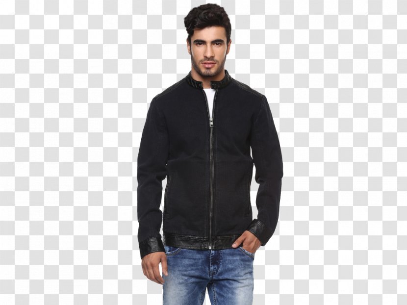 T-shirt Jean Jacket Hoodie Flight - Leather Transparent PNG