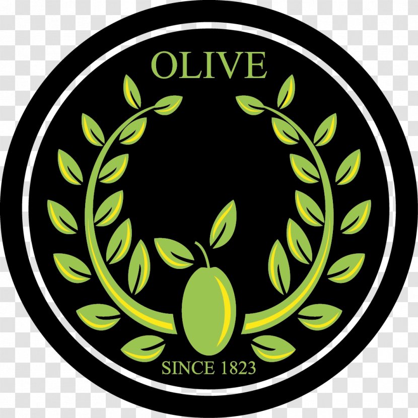 Circle Logo Clip Art - Flora - Vector Olive Circular Badge Transparent PNG