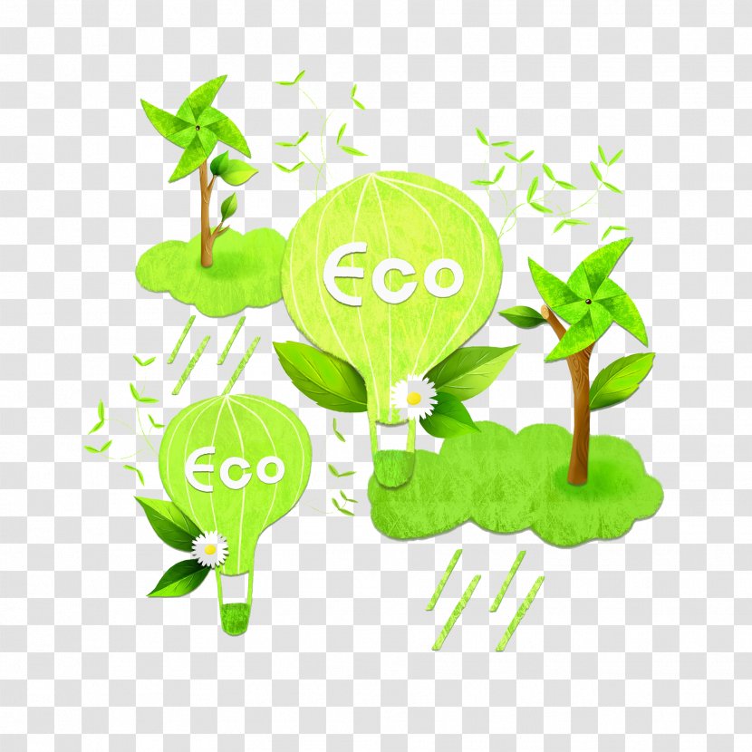 Clip Art - Branch - Environmental Parachute Transparent PNG