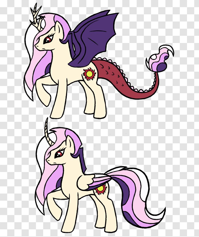 Pony Drawing Winged Unicorn Horse - Flower Transparent PNG