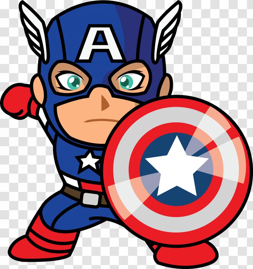 Captain America Infant United States Cartoon Cuteness - Boy Transparent PNG