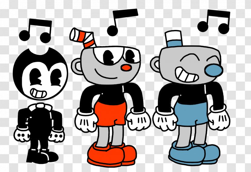Cuphead Bendy And The Ink Machine Felix Cat Cartoon Drawing - Flower - Boss Baby Transparent PNG