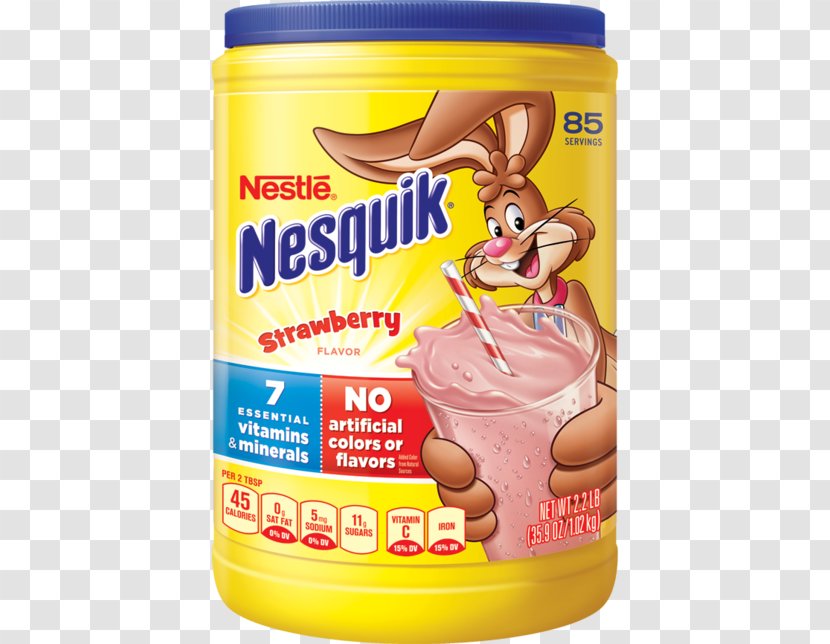 Drink Mix Chocolate Milk Nesquik Food - Powdered Transparent PNG