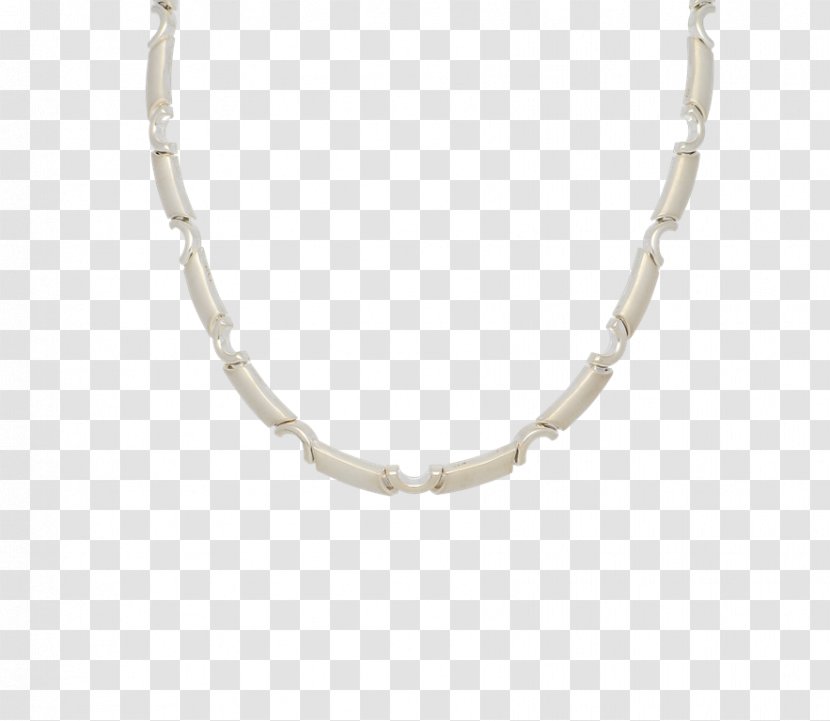 Necklace Bead Body Jewellery Silver Chain Transparent PNG