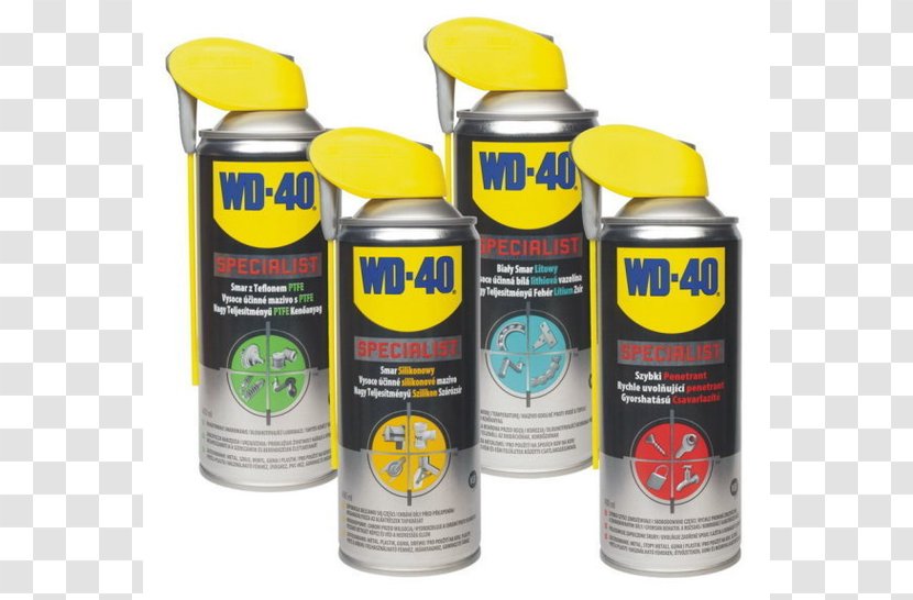WD-40 Lubricant Grease Aerosol Spray Oil - Technique Transparent PNG