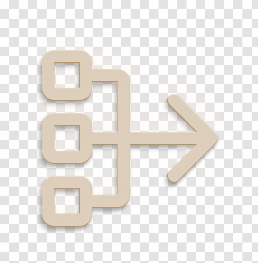 Arrow Icon Group Next Step - Summary - Beige Logo Transparent PNG