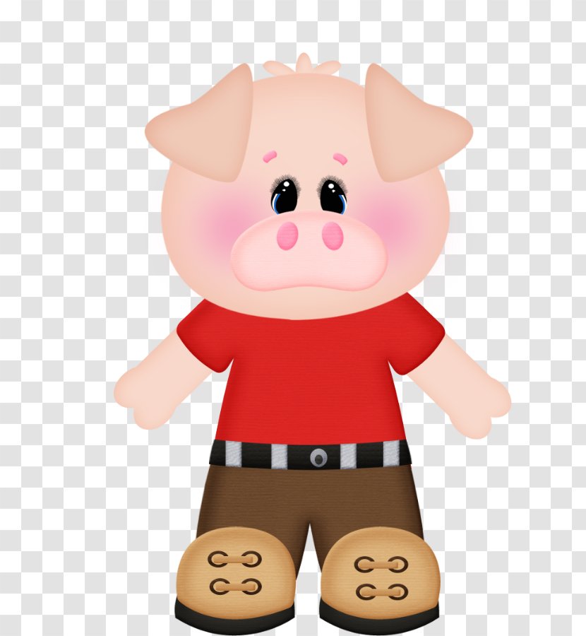 Domestic Pig The Three Little Pigs Clip Art - Mascot Transparent PNG