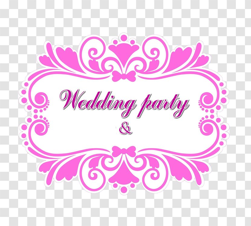 Wedding Logo - Art - Weddings Title Frame Transparent PNG