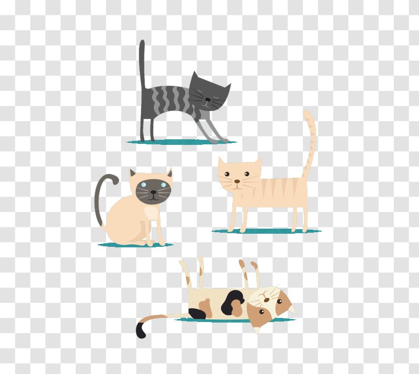 Kitten Cat Hello Kitty Cuteness - Designer - 4 Cute Pet Vector Material Transparent PNG