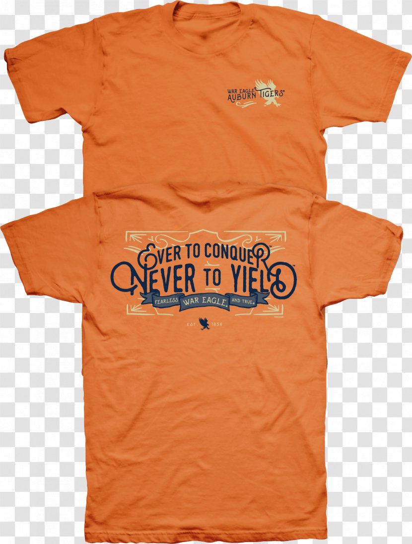 T-shirt Auburn Tigers Football University Sleeve Transparent PNG