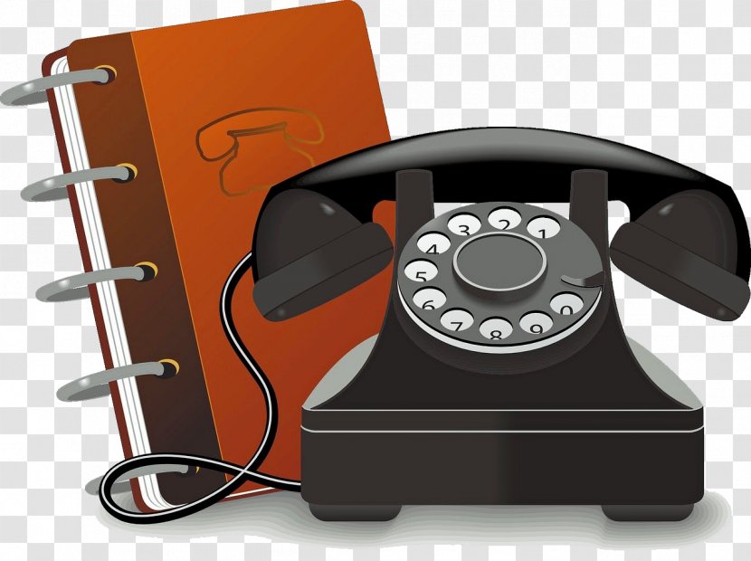 Telephone Directory Clip Art Address Book - Electronic Device - Telepon Telefono Transparent PNG