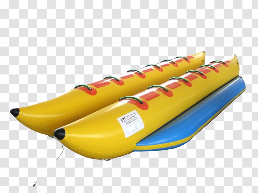 Inflatable Boat Banana Raft - Fishing Vessel Transparent PNG