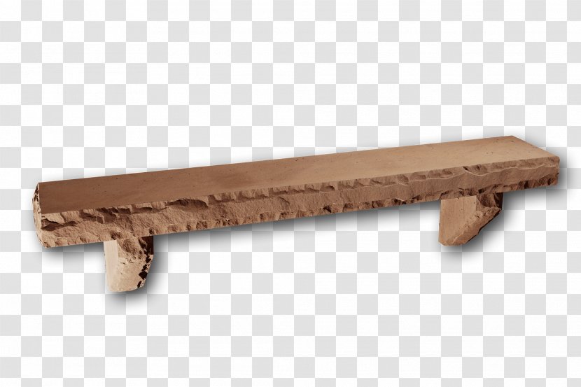 Angle Bench - Wood - Design Transparent PNG