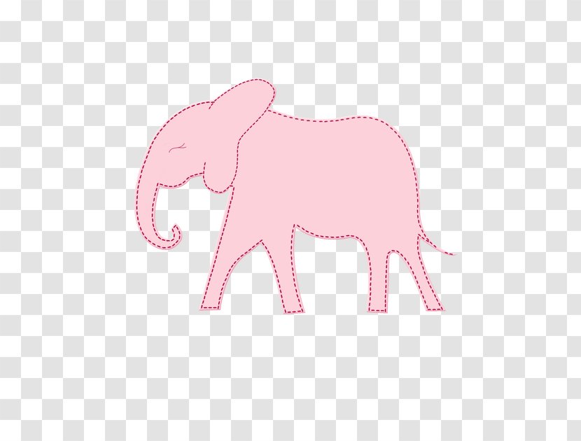 Indian Elephant African Elephantidae Wildlife Clip Art - Silhouette - Nursery Transparent PNG
