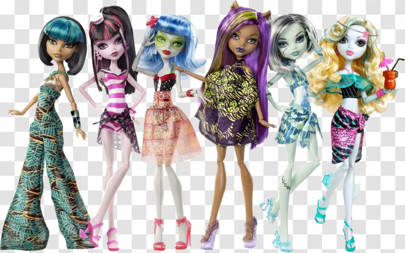 Monster High: Ghoul Spirit Cleo DeNile Clawdeen Wolf Doll - Fashion Model - Skull Transparent PNG