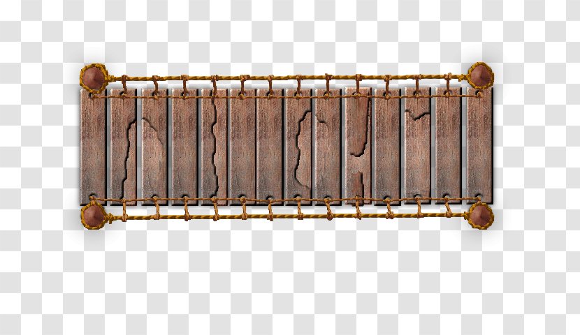 Timber Bridge Simple Suspension - Iron Transparent PNG