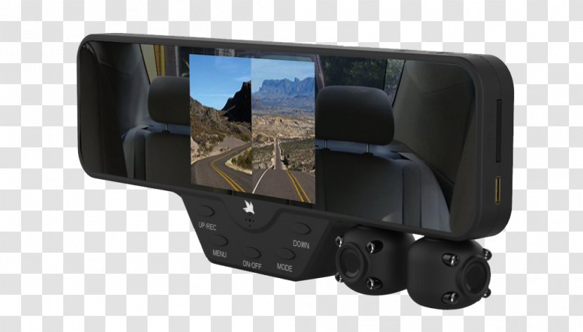 Car Dashcam Rear-view Mirror Camera Dashboard - Multimedia Transparent PNG