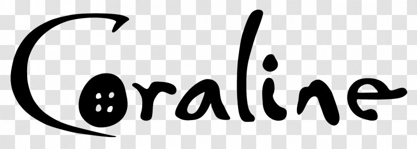 Coraline YouTube Logo Film - Calligraphy - Dakota Johnson Transparent PNG