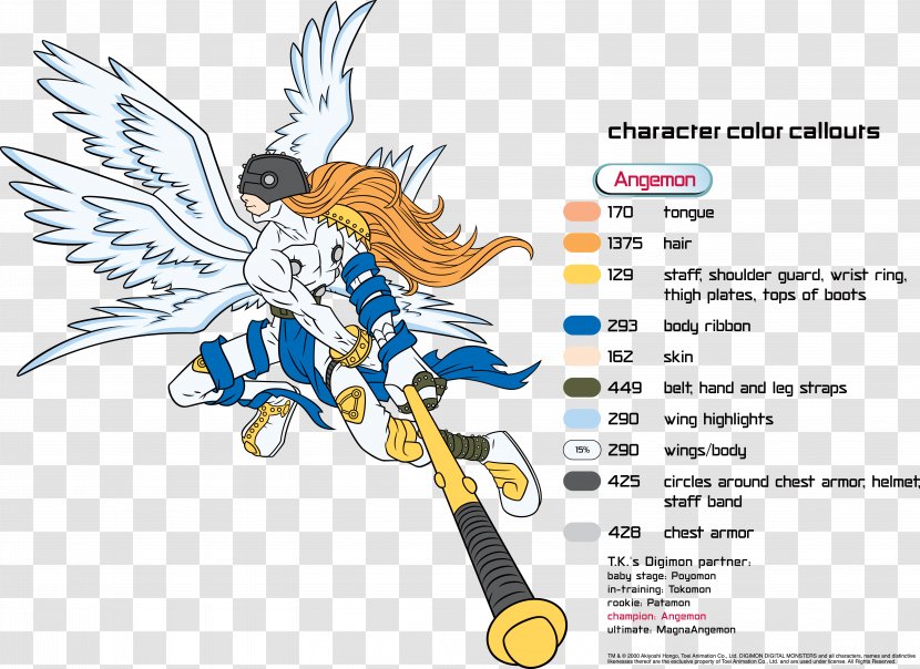 MagnaAngemon Raster Graphics Digimon Clip Art - Color Transparent PNG
