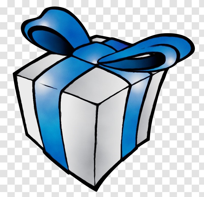 Christmas Gift Cartoon - Day - Blue Party Transparent PNG
