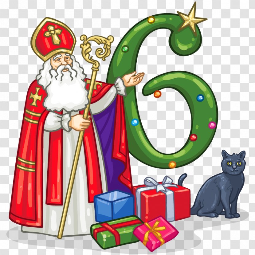 Santa Claus Christmas Ornament Saint Nicholas Day - Holiday Transparent PNG