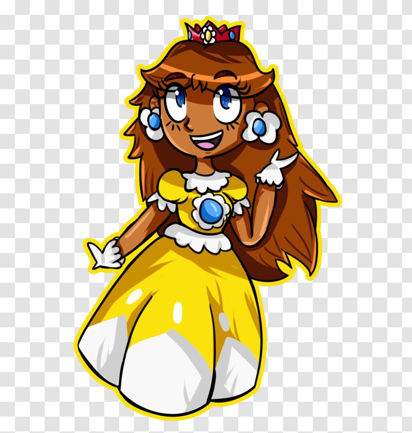Princess Daisy Peach Mario Party 3 Fan Art Transparent PNG