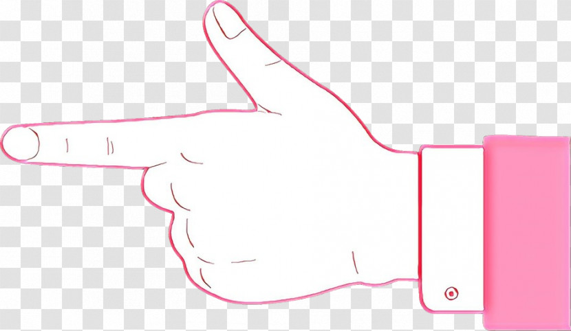 Finger Pink Hand Line Thumb Transparent PNG