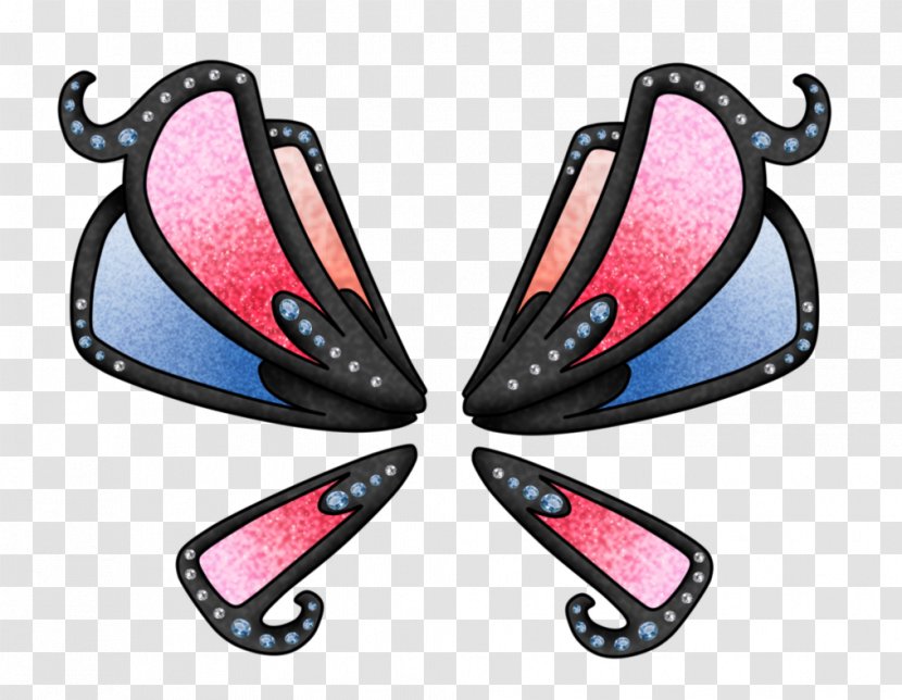 Butterfly Pink M Automotive Lighting Transparent PNG
