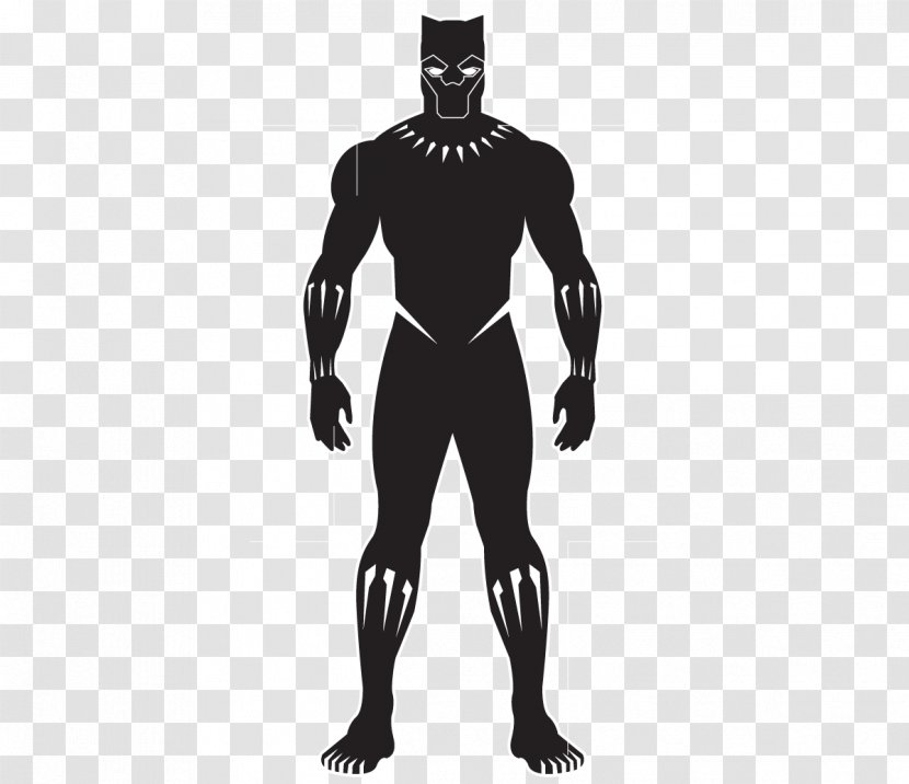 Black Panther Vibranium Suit Wakanda Costume - Designer - Superhero Images Transparent PNG