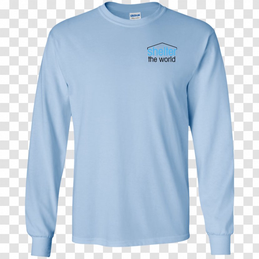 Long-sleeved T-shirt Gildan Activewear Hoodie - Cuff Transparent PNG