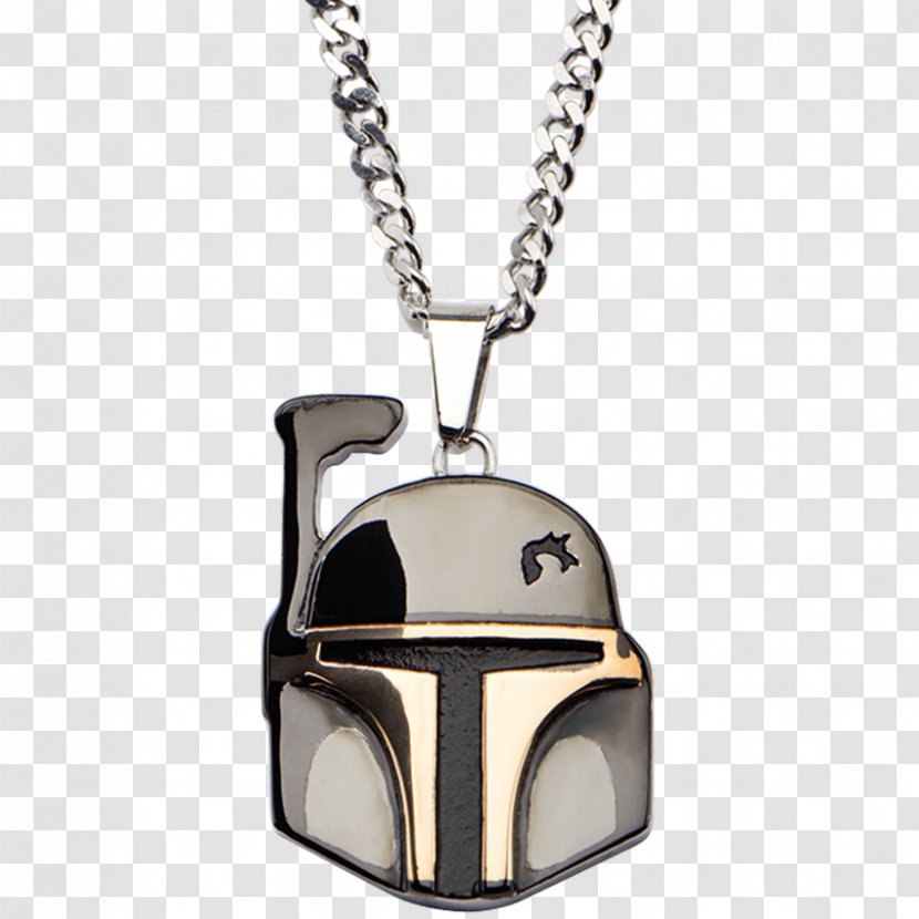 Locket Boba Fett Millennium Falcon Necklace Star Wars - Bracelet Transparent PNG