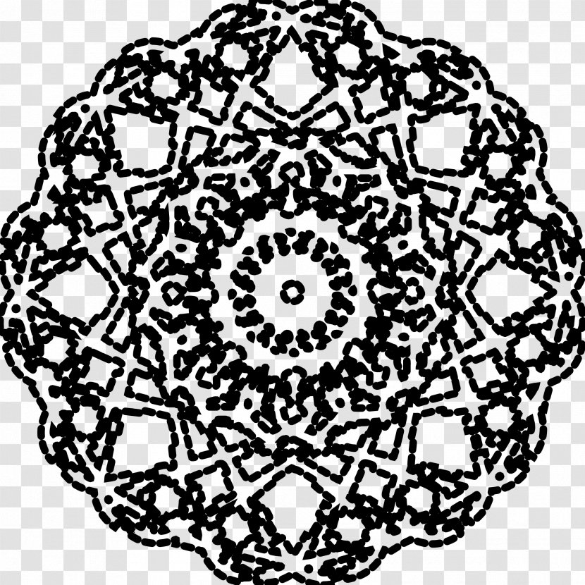 Ornament Rosette Islamic Geometric Patterns - Vector Transparent PNG